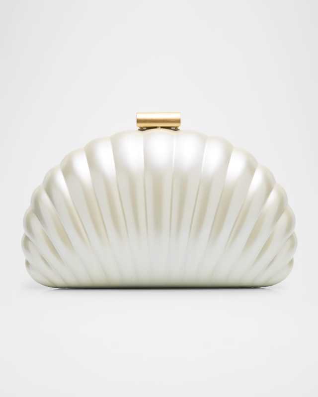 Monet Pearlized Shell Clutch Bag